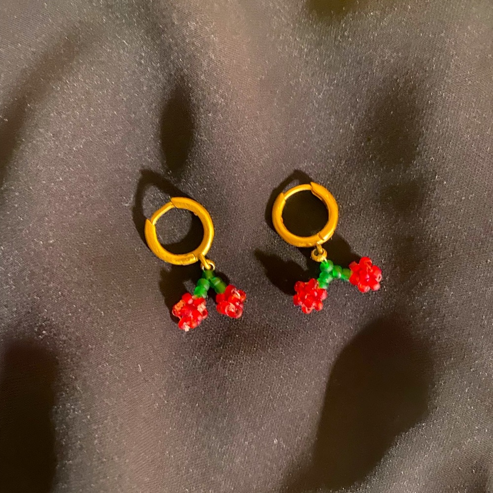 Madewell Cherry Earrings